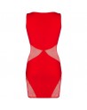 V-9289 Robe - Rouge