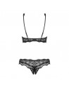 Luvae Ensemble ouvert 2 pcs  - Noir