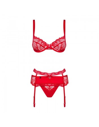 Heartina Ensemble 3 pcs - Rouge