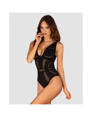 Chic Amoria body ouvert - Noir