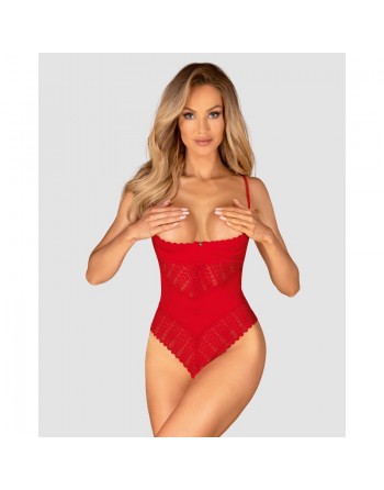 Ingridia body ouvert - Rouge