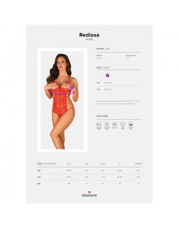 Rediosa Body ouvert - Rouge