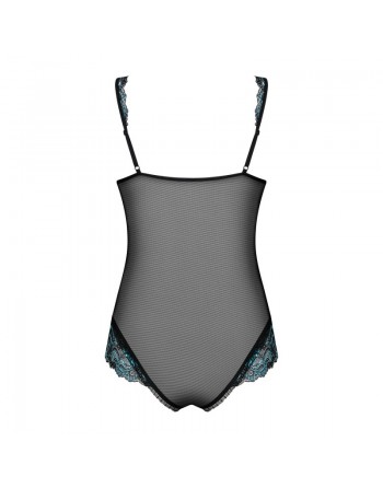 Amanta Body ouvert - Noir et Turquoise